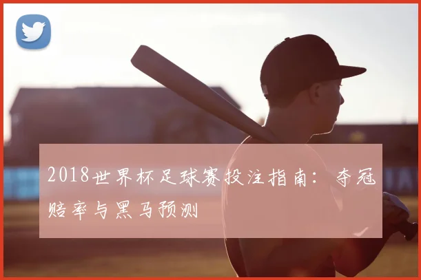 2018世界杯足球赛投注指南:夺冠赔率与黑马预测